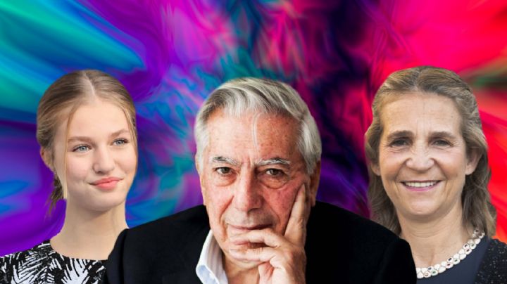 El divertido lapsus de Mario Vargas Llosa con la Infanta Elena que involucra a la Princesa Leonor