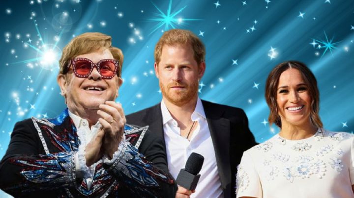 El saludo especial del Príncipe Harry y Meghan Markle a Elton John