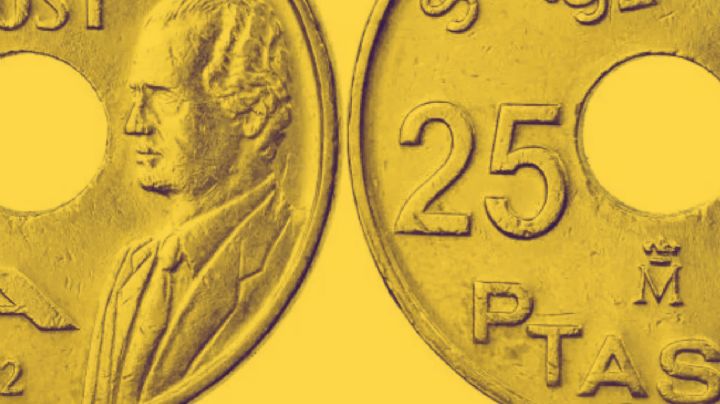 Â¿Vale la pena vender mi moneda de 25 pesetas de 1965? MÃ¡s de 782 euros en tus bolsillos