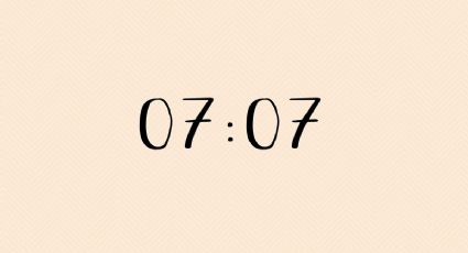 El significado de la hora espejo “07:07”, mejor mira tu teléfono