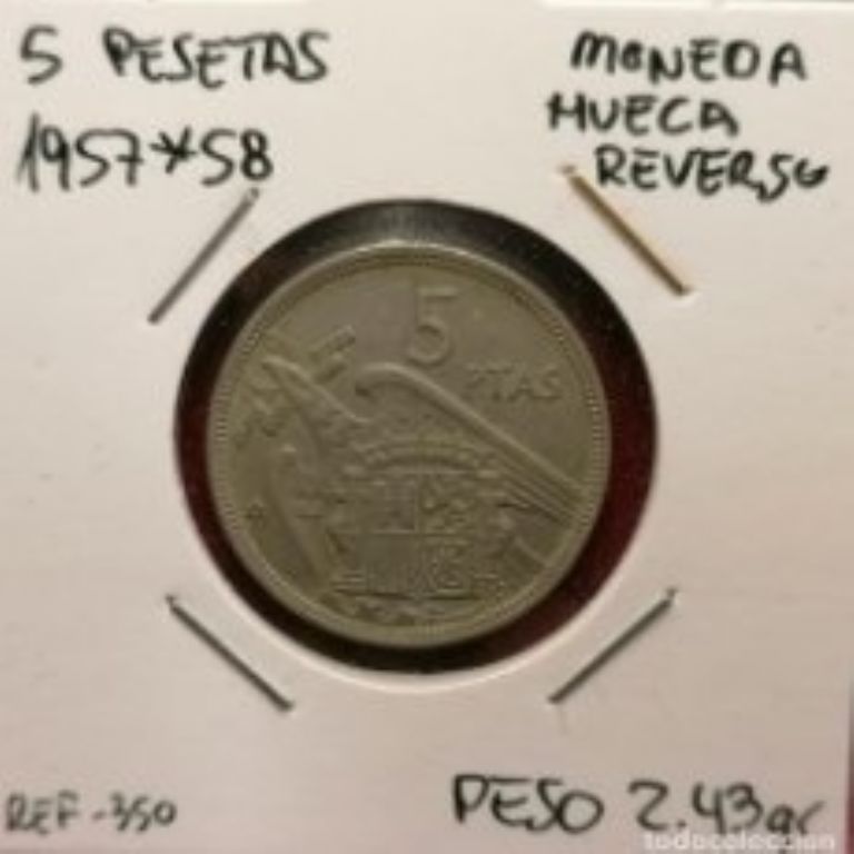 Conservación de moneda de peseta