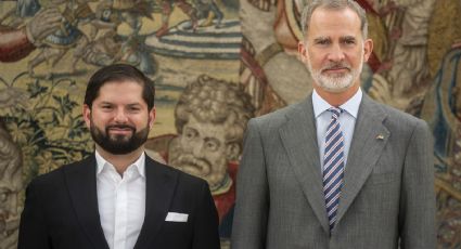 Histórica entrevista y almuerzo: Rey Felipe VI se reúne con el presidente chileno Gabriel Boric en Madrid