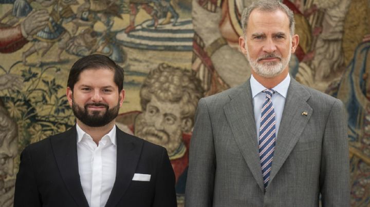 HistÃ³rica entrevista y almuerzo: Rey Felipe VI se reÃºne con el presidente chileno Gabriel Boric en Madrid