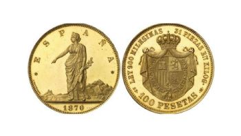 Gana dinero de la noche a la mañana cambiando esta Moneda de 1870 por más de 3800 Euros en Casas de Cambio
