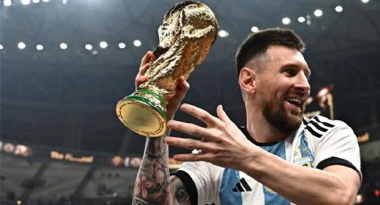 La emocionante celebración personal de Lionel Messi con su mujer, sus hijos y la Copa del Mundo