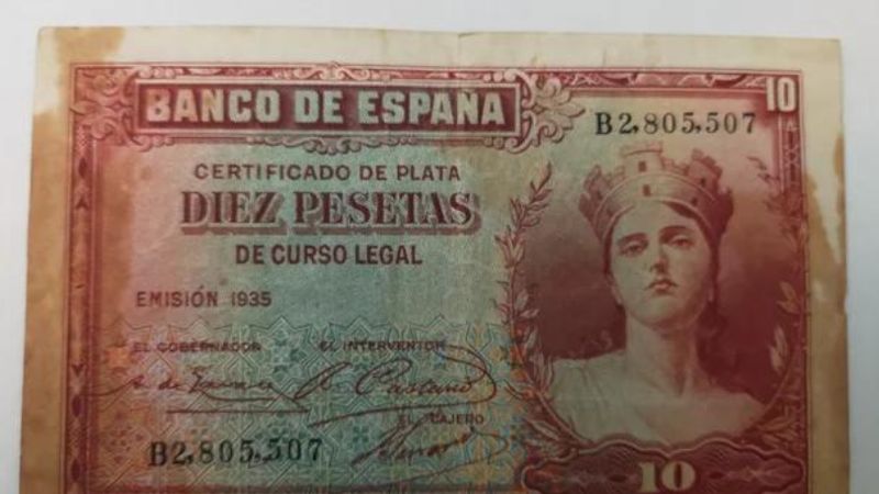 Descubre el billete de 10 pesetas que podría cambiarte la vida por completo
